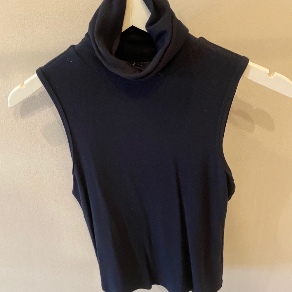 Black Turtleneck Top